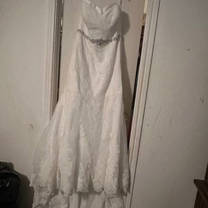 Size 14 David's Mermaid Bridal Dress